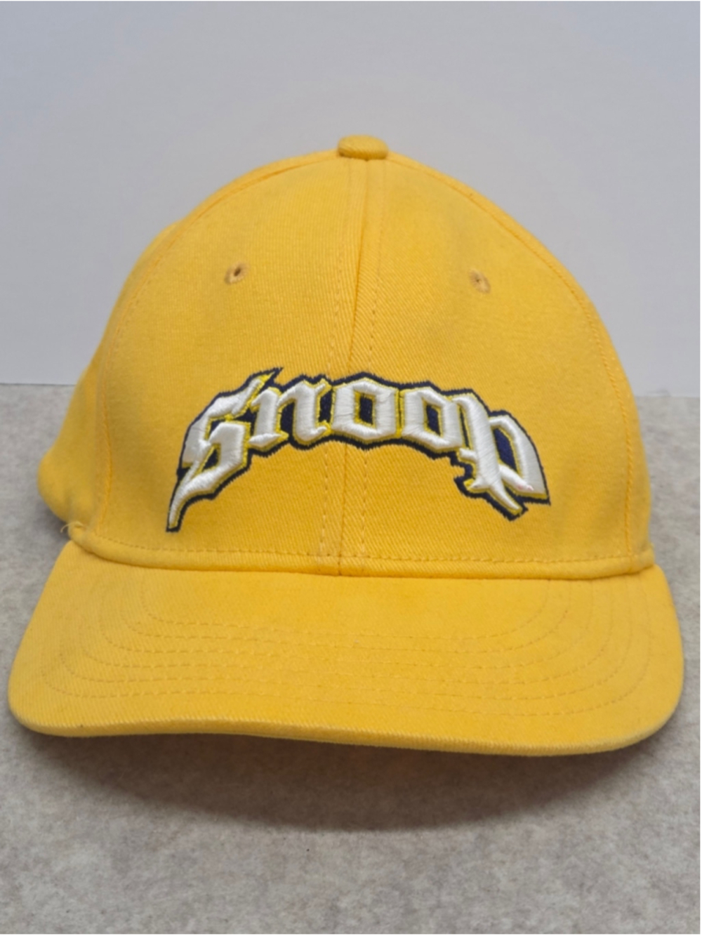 Snoop Dogg Embroidered Fitted Ball Cap Y2K Hip Hop Vintage Rap Merch Streetwear